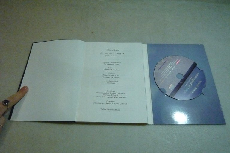 Russo,CONTRAPPUNTI IN UTOPIA,Napoli,2004[poesia,musica