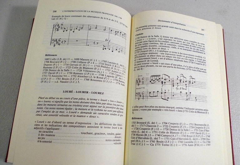 Saint-Arroman,L’INTERPRÉTATION DE LA MUSIQUE FRANCAISE 1661-1789[storia musica