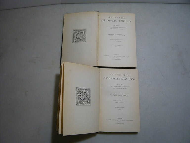 Saintsbury,LETTERS FROM SIR CHARLES GRANDISON,Londra,1895