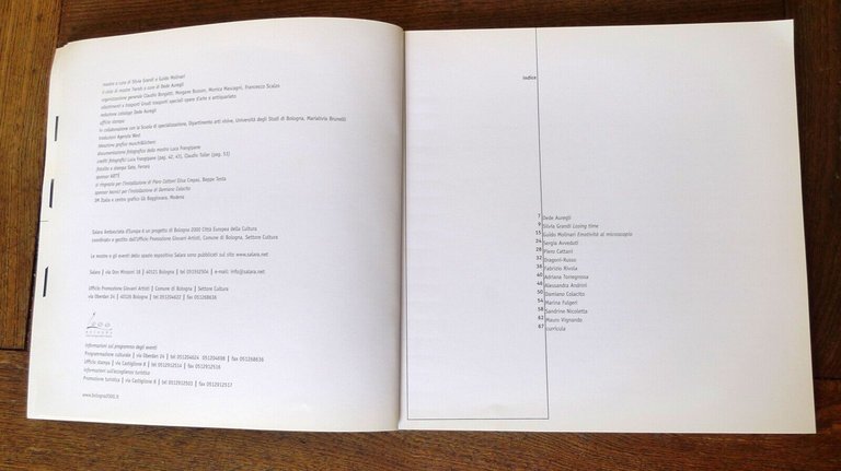 SALARA TRENDS.Passaggio in Europa per Bologna 2000[catalogo arte contemporanea