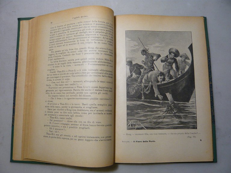 Salgari,IL FIORE DELLE PERLE,Genova,1907[illustrato