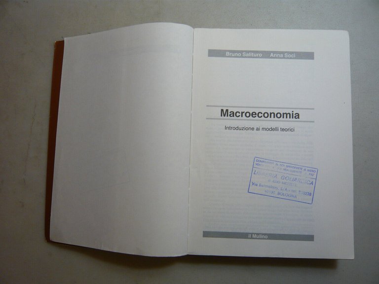 Salituro-Soci,MACROECONOMIA,Bologna,1992