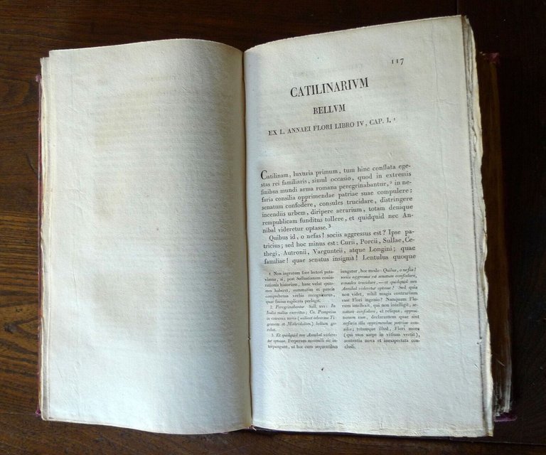 Sallustio,C.CRISPI SALLUSTII OPERA QUAE EXSTANT OMNIA,1827 Pomba[STORIA ROMANA