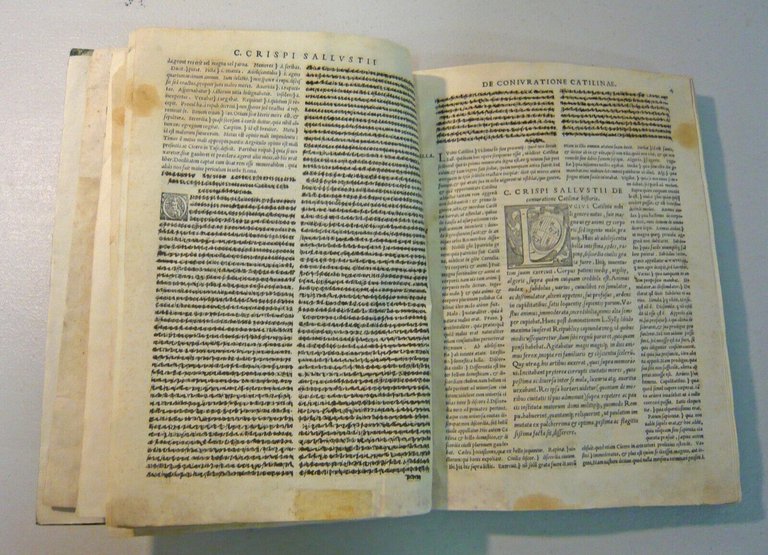 SALLUSTIO,De coniuratione Catilinae.De bello Iugurthino,1546 Scotto[Catilina