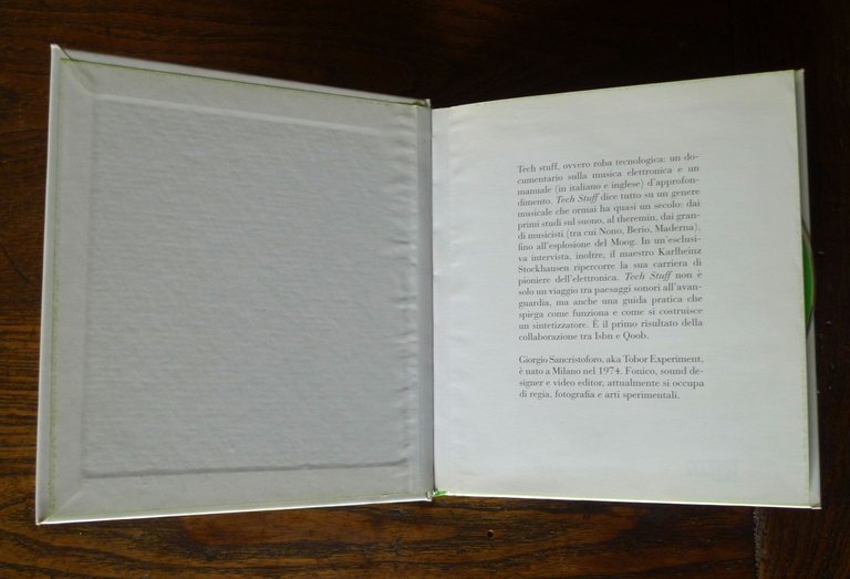 Sancristoforo,TECH STUFF.SUSSIDIARIO DI MUSICA ELETTRONICA,2007[MANUALE VIDEO