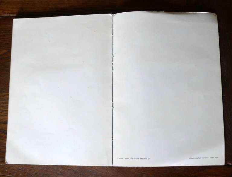 Sargentini,ALBUM 9-68.2-71,1971 Galleria L'Attico,Roma[arte contemporanea