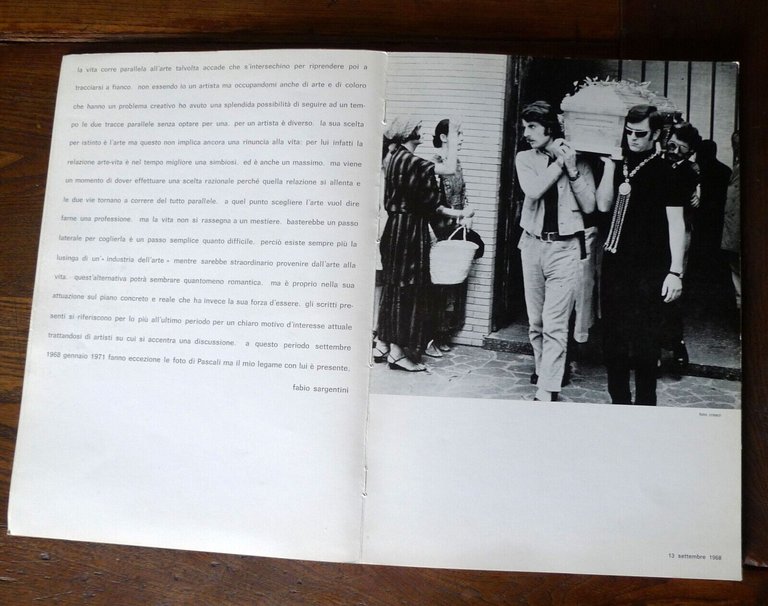 Sargentini,ALBUM 9-68.2-71,1971 Galleria L'Attico,Roma[arte contemporanea
