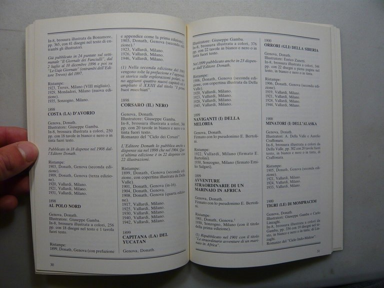 Sarti, BIBLIOGRAFIA SALGARIANA, Libreria Malavasi, Milano, 1990