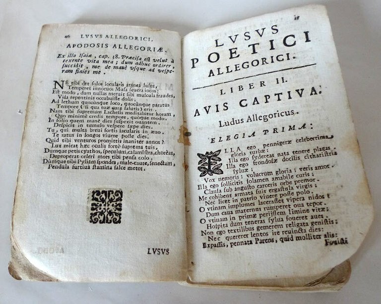 Sautel,LUSUS POETICI ALLEGORICI,1708 Federico Agnelli,Milano[poesia,latino