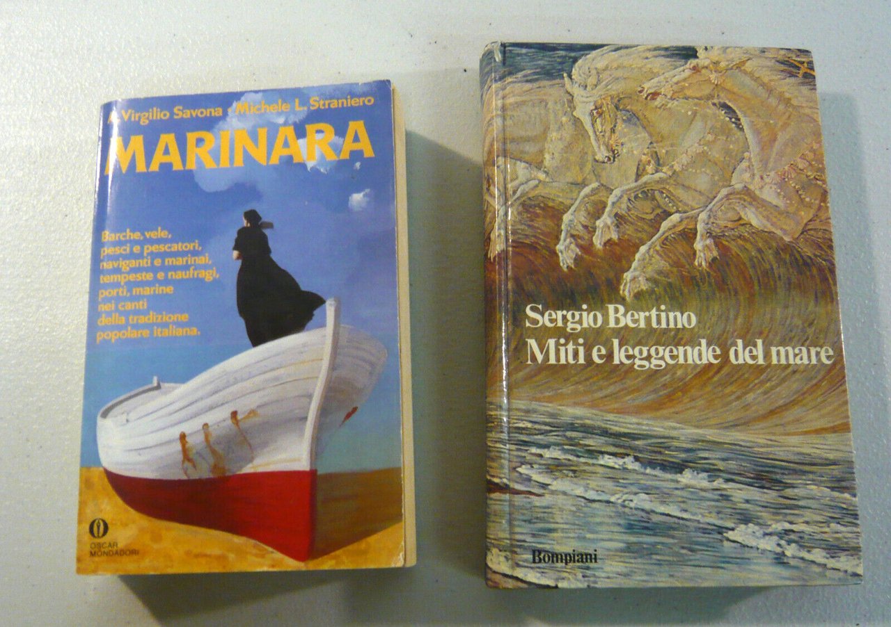 Savona-Straniero,MARINARA,1980/Bertino,MITI E LEGGENDE DEL MARE,1977