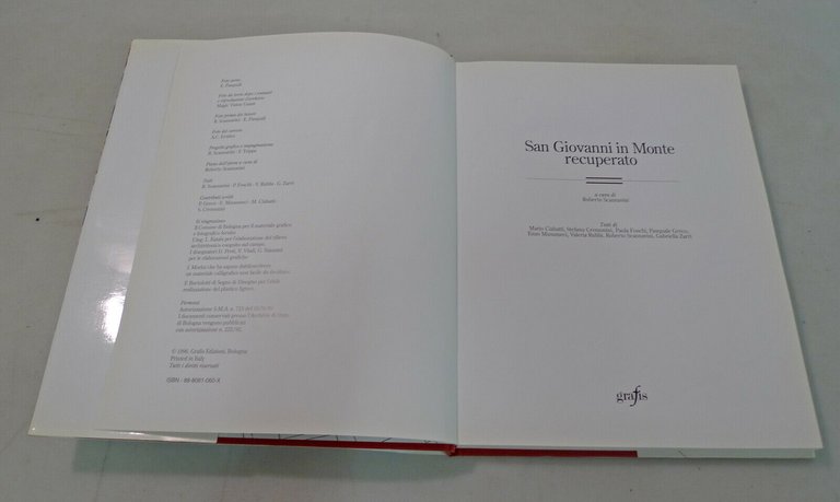 Scannavini,SAN GIOVANNI IN MONTE RECUPERATO,1996[architettura,restauro,Bologna