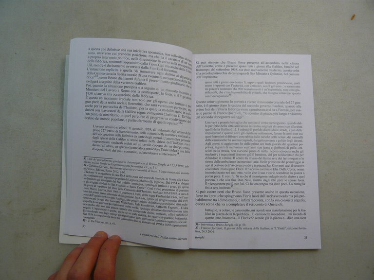 Schina,BRUNO BORGHI: IL PRETE OPERAIO,Pistoia,2017