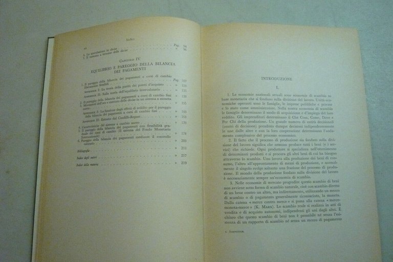 Schneider,BILANCIA DEI PAGAMENTI E CORSO DEI CAMBI,1970[economia