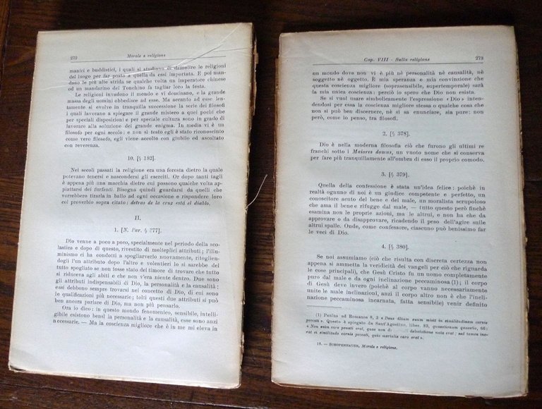 Schopenhauer,MORALE E RELIGIONE,Bocca 1947[FILOSOFIA