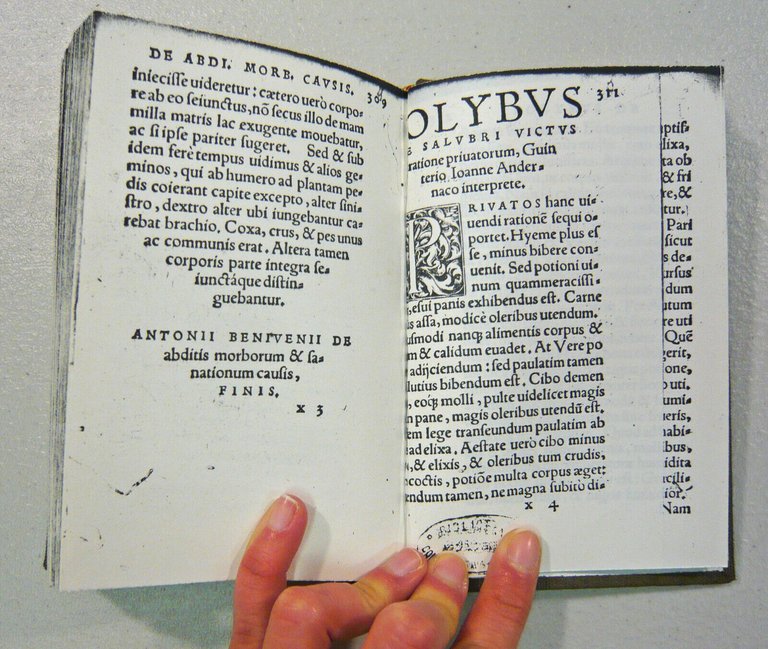 Scribonio,COMPOSITIONE MEDICAMENTORUM/Benivieni,Polibo,1529[medicina,anastatica