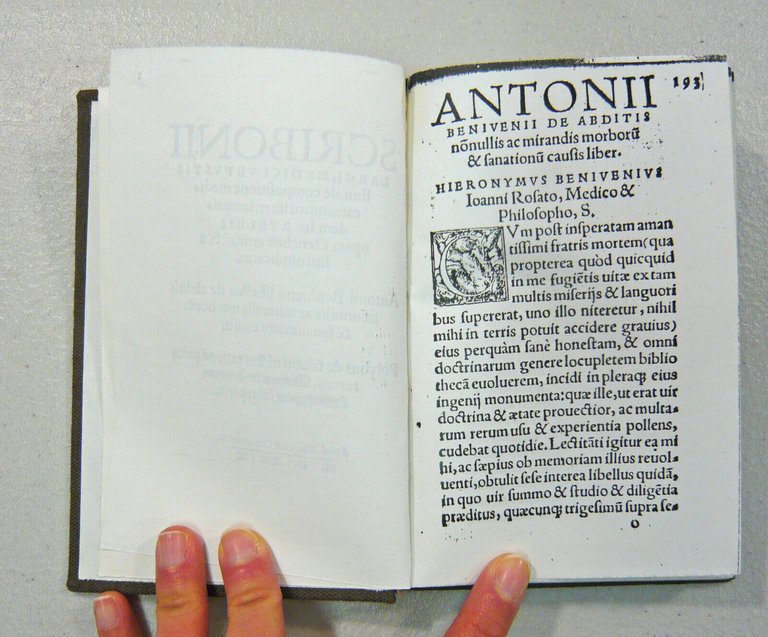 Scribonio,COMPOSITIONE MEDICAMENTORUM/Benivieni,Polibo,1529[medicina,anastatica