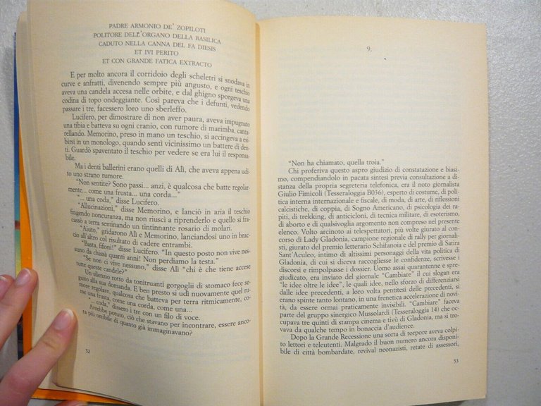 Sefano Benni,LA COMPAGNIA DEI CELESTINI,1992 I^ed[narrativa contemporanea
