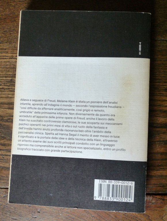 Segal,MELANIE KLEIN,1991/LA PSICOANALISI DEI BAMBINI,1988/Kristeva,2006 | Immagine Gallery 12