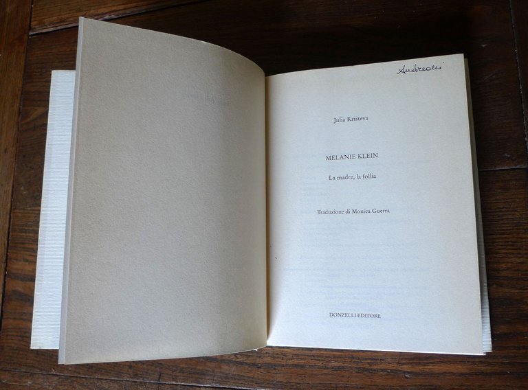 Segal,MELANIE KLEIN,1991/LA PSICOANALISI DEI BAMBINI,1988/Kristeva,2006 | Immagine Gallery 2
