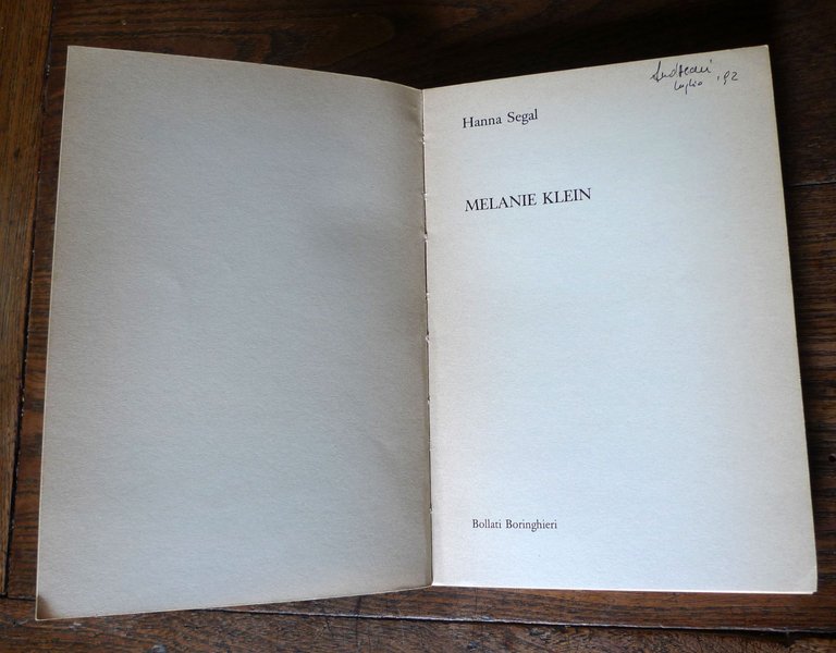 Segal,MELANIE KLEIN,1991/LA PSICOANALISI DEI BAMBINI,1988/Kristeva,2006 | Immagine Gallery 5