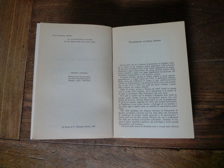 Segal,MELANIE KLEIN,1991/LA PSICOANALISI DEI BAMBINI,1988/Kristeva,2006 | Immagine Gallery 8