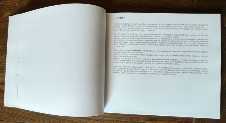 SEMInARIA sogninterra.FESTIVAL D'ARTE CONTEMPORANEA 2012 Maranola di Formia