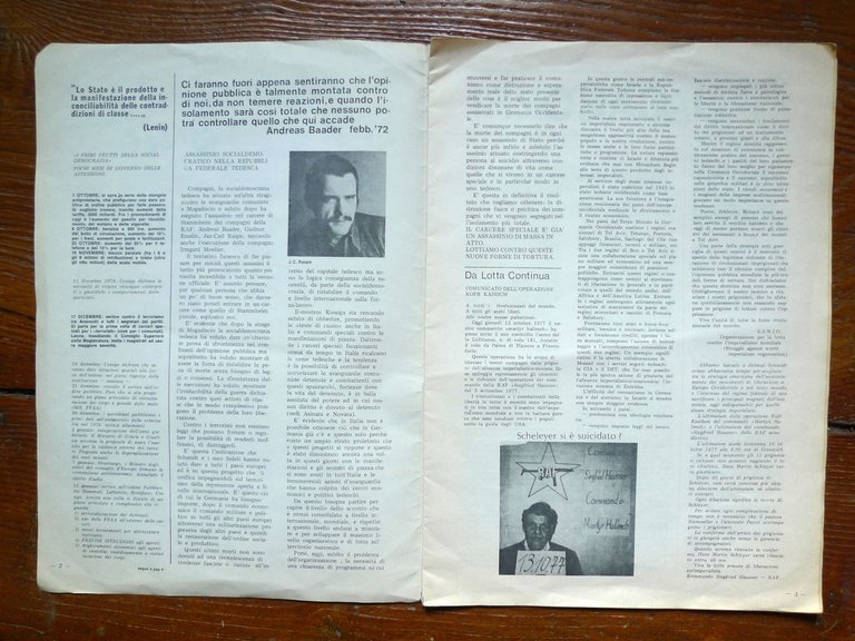 SENZA GALERE.Giornale del proletariato comunista detenuto,1977[AUTONOMIA,carcere | Immagine Gallery 2