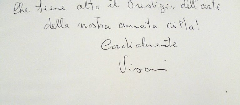 Serafini,Enrico VISANI.Dentro la natura,2001[catalogo arte,autografo