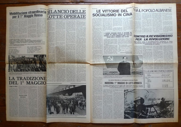 SERVIRE IL POPOLO n.15 25 apr.1970.UNIONE DEI COMUNISTI ITALIANI | Immagine Gallery 3