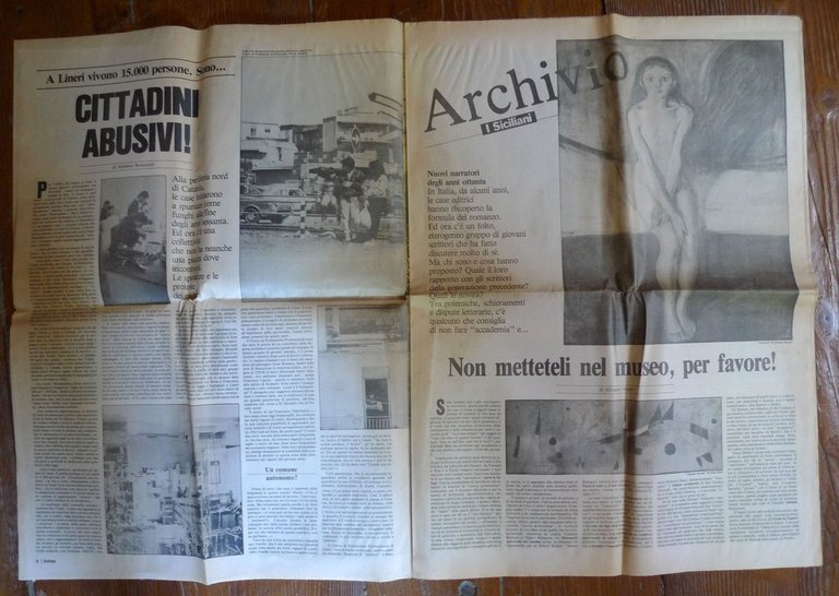 Settimanale I SICILIANI n.37 26 marzo 1986[SCIASCIA,MAFIA,BARILLI,GRUPPO 63,FOFI | Immagine Gallery 4