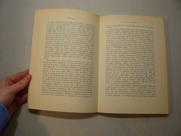 Shoghi Effendi,L’ORDINE MONDIALE DI BAHA’U’LLAH,Roma 1982[Horace Holley