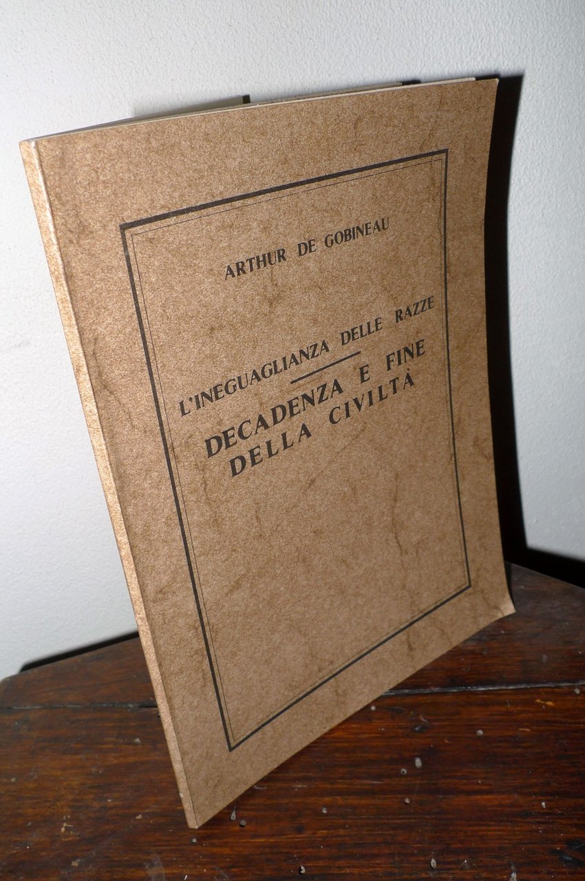 Signapola,de Gobineau,L'INEGUAGLIANZA DELLE RAZZE[tr.italiana ultimo capitolo | Immagine principale