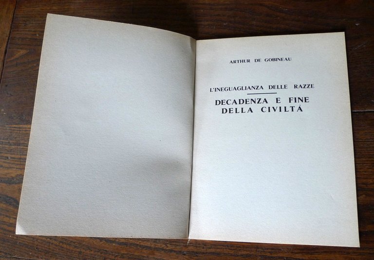 Signapola,de Gobineau,L'INEGUAGLIANZA DELLE RAZZE[tr.italiana ultimo capitolo | Immagine Gallery 2