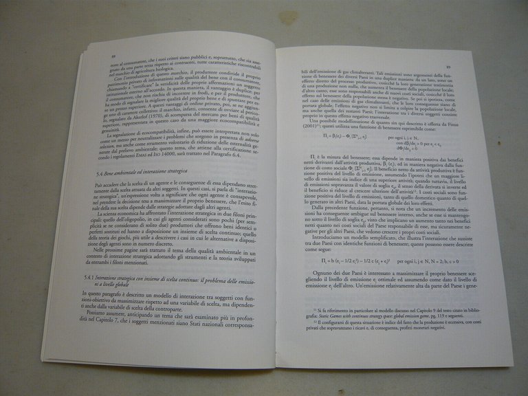 Silvestri,LEZIONI DI ECONOMIA DELL'AMBIENTE ED ECOLOGICA,Bologna,2003