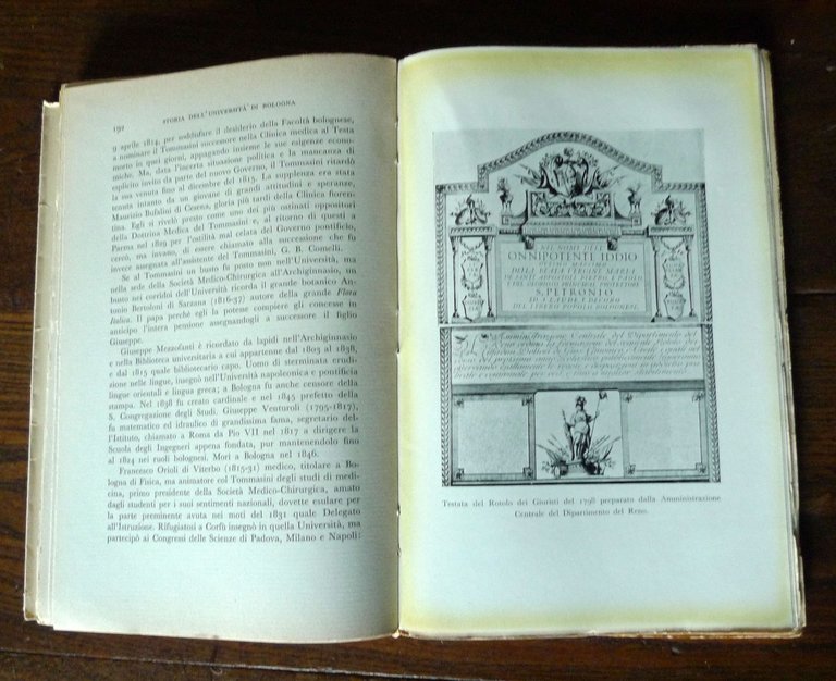 Simeoni,STORIA DELLA UNIVERSITÀ DI BOLOGNA II.L'ETÀ MODERNA,1940 Zanichelli
