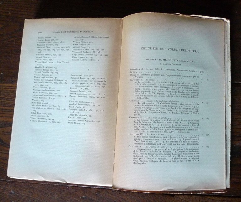 Simeoni,STORIA DELLA UNIVERSITÀ DI BOLOGNA II.L'ETÀ MODERNA,1940 Zanichelli