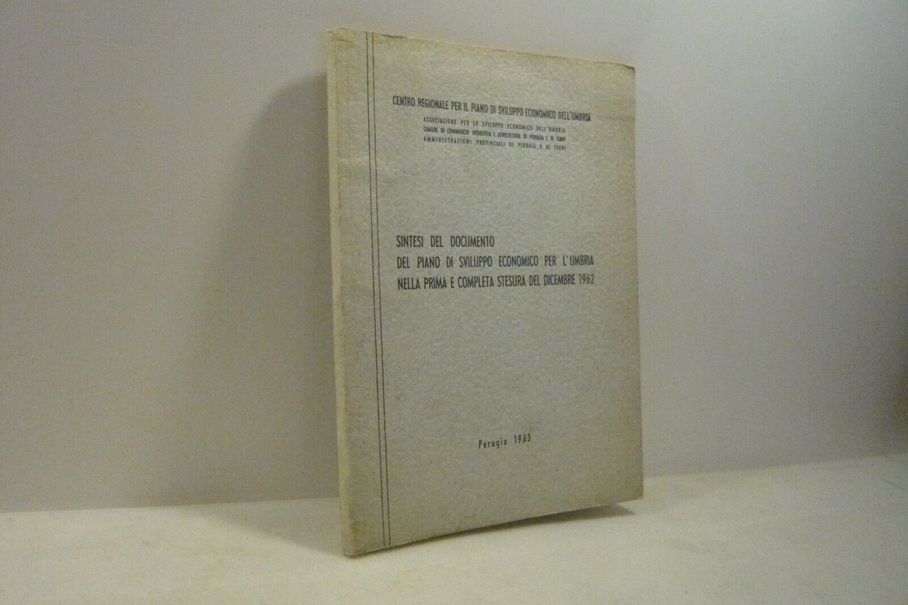 SINTESI DEL DOCUMENTO DEL PIANO DI SVILUPPO ECONOMICO PER L’UMBRIA, …