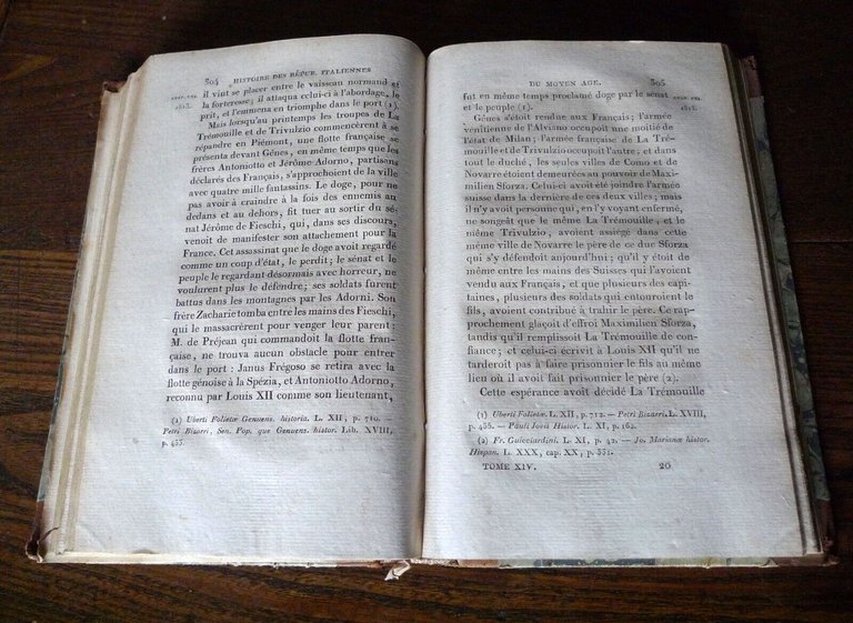 SISMONDI,HISTOIRE DES REPUBLIQUES ITALIENNES DU MOYEN AGE.14,1818[storia Italia