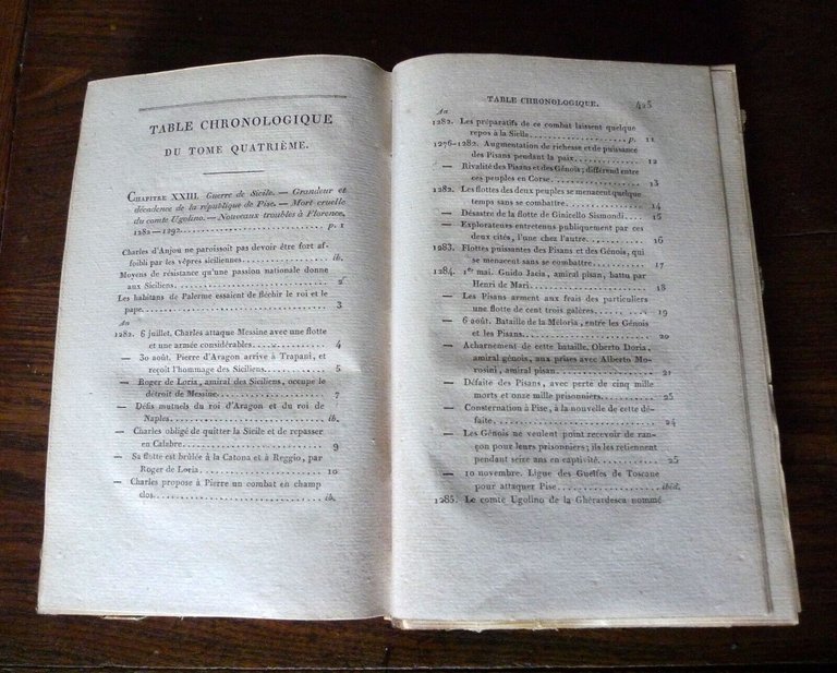 SISMONDI,HISTOIRE DES REPUBLIQUES ITALIENNES DU MOYEN AGE.t.4,1818[storia Italia