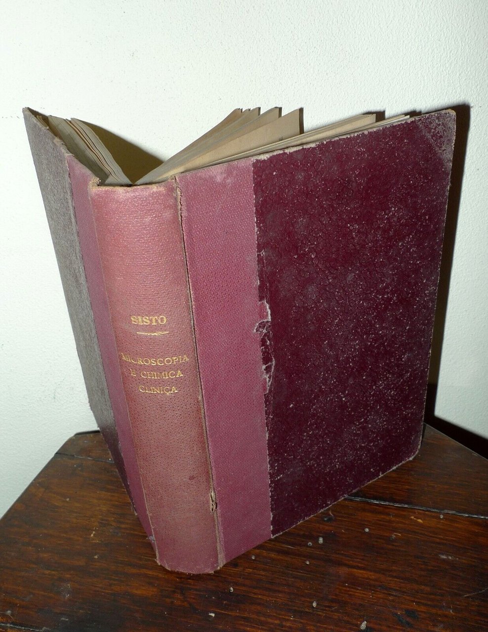 Sisto,MICROSCOPIA E CHIMICA CLINICA,1929 UTET[STORIA MEDICINA