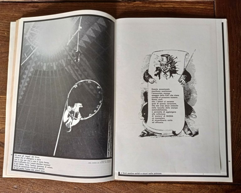 SKEMA n.12 1971,MENSILE DI ATTUALITÀ E CULTURA.IL CIRCO[fotografia,Fellini