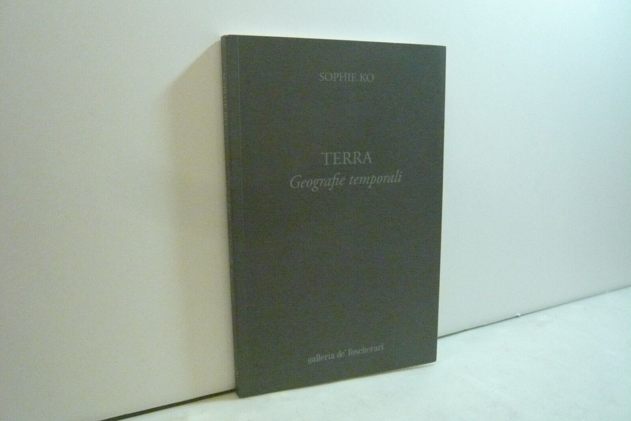 Sophie Ko,TERRA.Geografie temporali,Galleria de’ Foscherari,2016[catalogo mostra