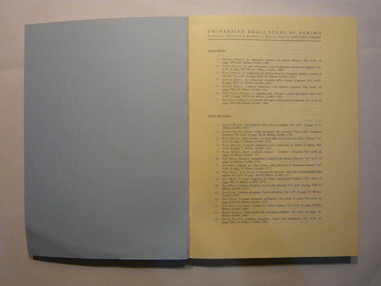 Sorano, LA REINGEGNERIZZAZIONE”DELL’AZIENDA,2003