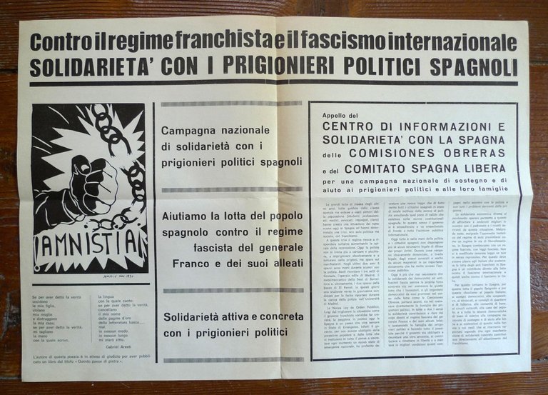 SPAGNA LIBERA Giu.-Nov 1972[franchismo,dittatura,prigionieri politici | Immagine Gallery 3