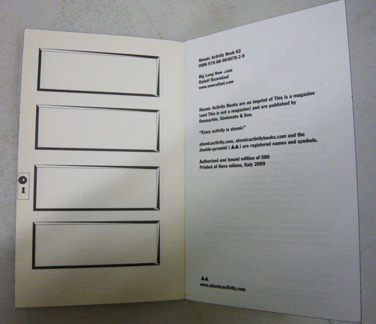 Spampinato,EXPERIENCING HYPNOTISM/Rozendaal,BIG LONG NOW,2009 Atomic Activity