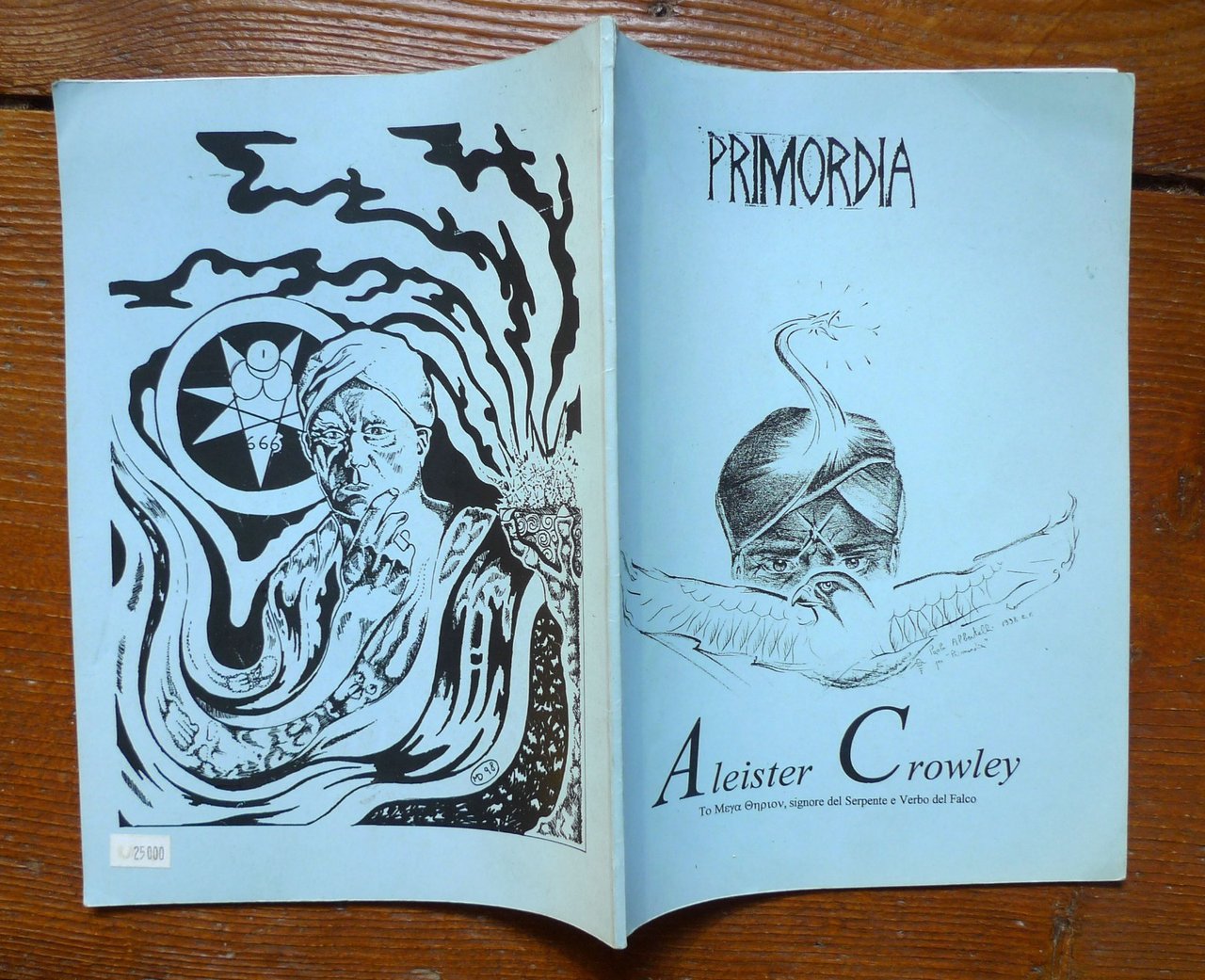SPECIALE ALEISTER CROWLEY,1998 PRIMORDIA,ed.numerata[magia,esoterismo,alchimia | Immagine principale