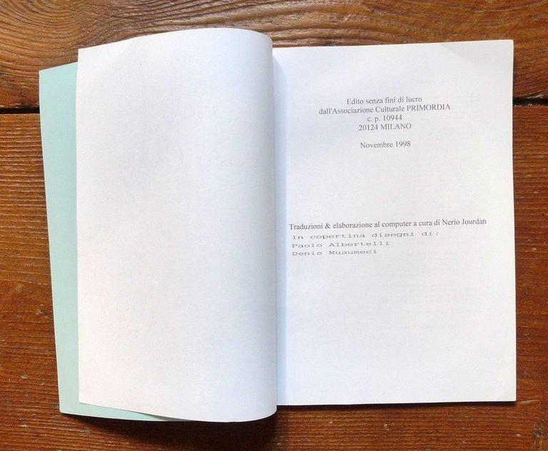 SPECIALE ALEISTER CROWLEY,1998 PRIMORDIA,ed.numerata[magia,esoterismo,alchimia | Immagine Gallery 3