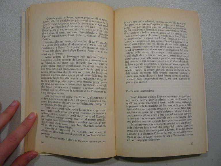 Spinelli,COME HO TENTATO DI DIVENTARE SAGGIO,1987[storia,comunismo