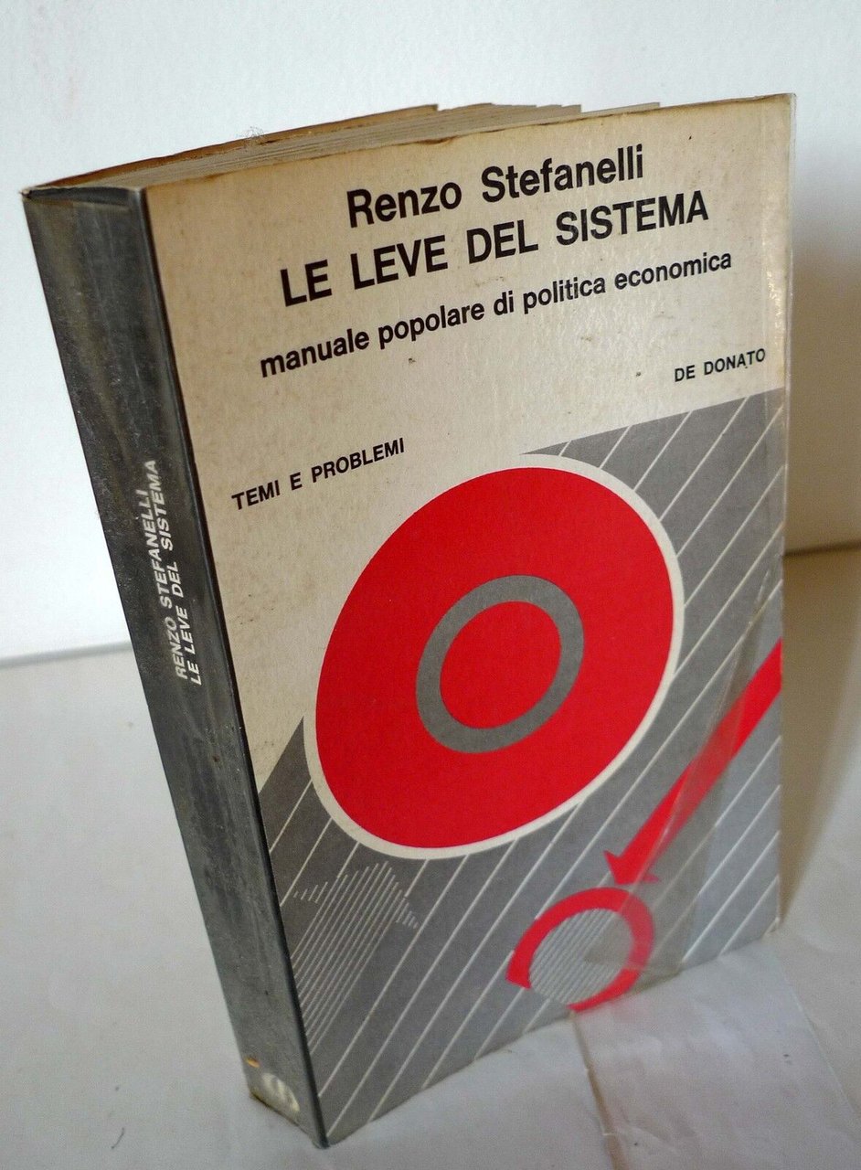 Stefanelli,LE LEVE DEL SISTEMA 1971[manuale popolare politica economica,economia