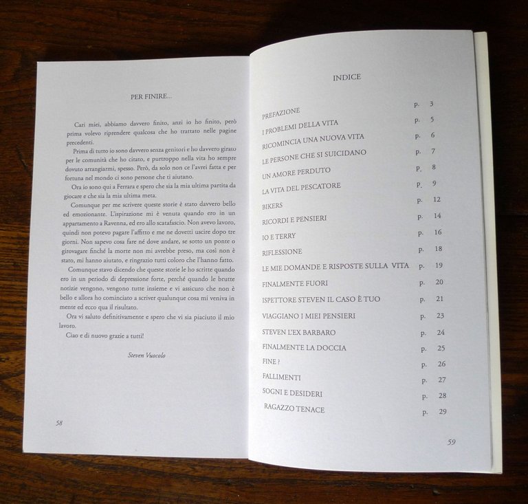 Steven Vuocolo,VOI COME ME..IO COME VOI.Racconti,2011 Ariostea